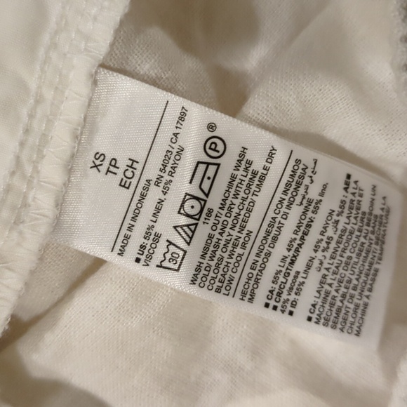 Old Navy Linen Wide Pants XS - Picture 5 of 5